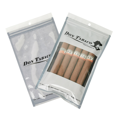 Bolsa de humedad para cigarros reutilizable, duradera y personalizada con cremallera, producto de embalaje e impresión de nueva generación para cigarros
