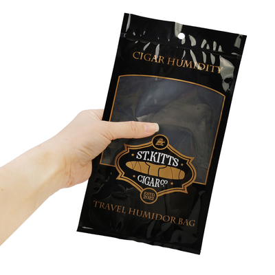 Venta al por mayor Eco Amigable Reutilizable Mantener los cigarros húmedos y frescos Productos de tabaco Bolsas de cigarros Bolsas de cremallera Bolsa de humidificador de viajes