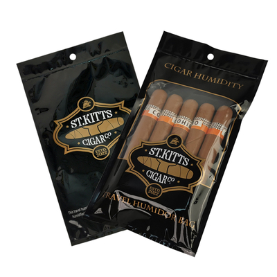 Venta al por mayor Eco Amigable Reutilizable Mantener los cigarros húmedos y frescos Productos de tabaco Bolsas de cigarros Bolsas de cremallera Bolsa de humidificador de viajes