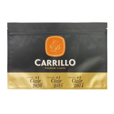 Embalaje de cigarrillos a prueba de humedad y olor Bolsa de embalaje de alimentos cerradura de cremallera Tabaco Envase de cigarrillos embalaje de plástico Bolsas Mylar