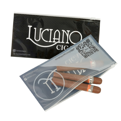 Embalaje Fabricante Bolsa de embalaje con cremallera Bolsas de cigarrillos con cremallera en caja Bolsa de plástico para cigarrillos