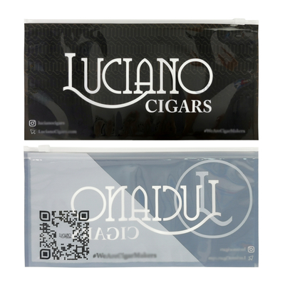 Embalaje Fabricante Bolsa de embalaje con cremallera Bolsas de cigarrillos con cremallera en caja Bolsa de plástico para cigarrillos