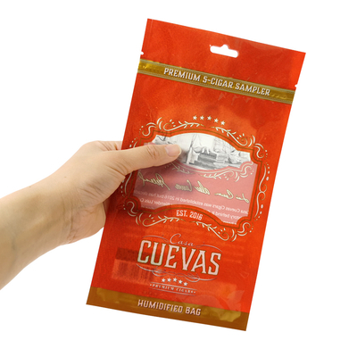 Bolsa de Mylar de aluminio con sellado térmico a prueba de olores personalizada, bolsas para correo con UV puntual, bolsa para empaquetado de cigarros con cremallera