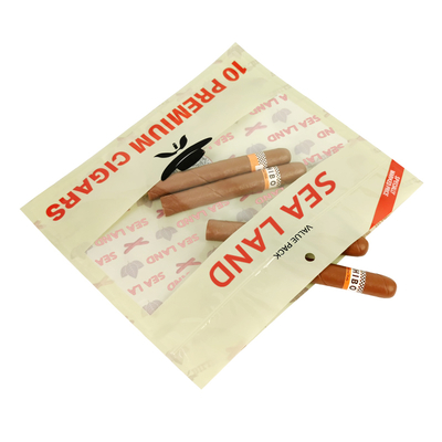 Bolsa de cigarrillos a prueba de humedad de tabaco bolsa de embalaje de hojas naturales bolsa de embalaje de cigarrillos de película de poliéster