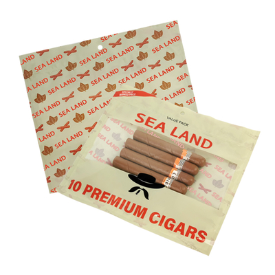 Bolsa de cigarrillos a prueba de humedad de tabaco bolsa de embalaje de hojas naturales bolsa de embalaje de cigarrillos de película de poliéster