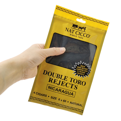 Embalaje de tabaco personalizado Humidificador bolsa de plástico humidificador bolsa de cigarro con higrómetro y divisor