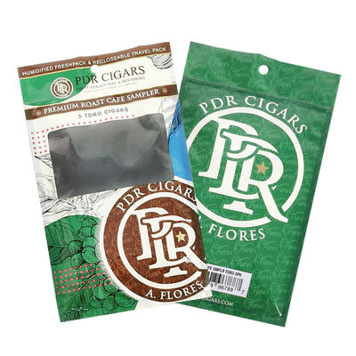 Bolsa de embalaje de plástico hidratante con ventana clara