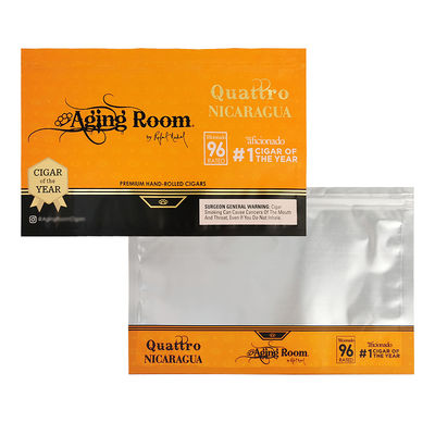 Impresión en rotogravura Bolsa de sellado lateral PET/PE Bolsas de plástico Bolsa de tabaco Bolsa de cigarrillos con cremallera