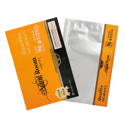 Impresión en rotogravura Bolsa de sellado lateral PET/PE Bolsas de plástico Bolsa de tabaco Bolsa de cigarrillos con cremallera