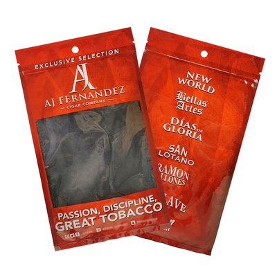 Profesión Bolsa de cigarrillos de humidificador de plástico 65-75% RH 90 días Bolsa de cigarrillos