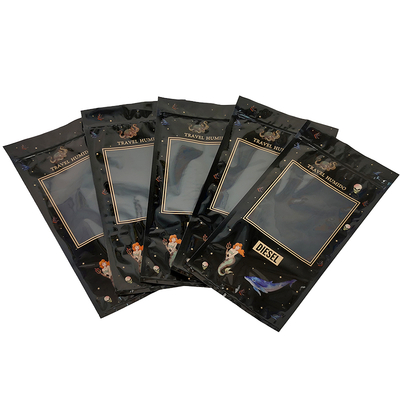 Estuche de viaje para cigarros de cuero de lujo personalizado con humidificador, bolsa portátil para humidor forrada de cedro, control de humedad, bolsa con cierre hermético