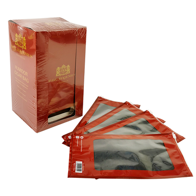 Bolsas de plástico con cremallera para humedecer cigarrillos con sistema de humidificación y esponja
