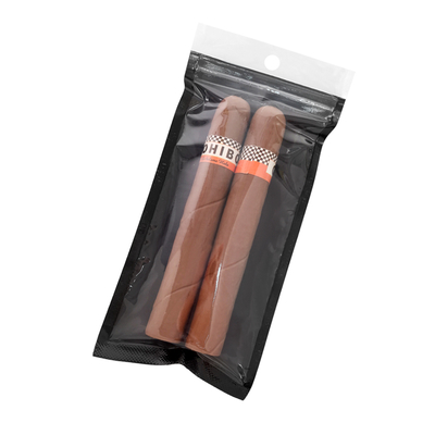 Bolsas portátiles de cigarrillos con cerradura con cerradura con ventana transparente Sistema de humidificación de cigarrillos Bolsa de humidificación de cigarrillos y bolsa de embalaje de cigarrillos