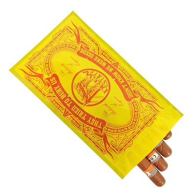 Venta Directa de Fábrica Bolsas de Cigarros Personalizadas de Alta Gama/Bolsas de Humedad para Cigarros con Cremallera y Ventanas