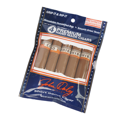 Bolsas de cigarrillos de plástico de diseño personalizado Bolsas de cigarrillos de humedad con capa de humidificador