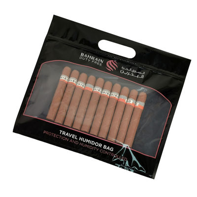 Impresión de Personalización Humedad Bolsas de Cigarros Cremallera Humidor de Cigarros Embalaje Viaje Humedad Bolsa Humidificadora