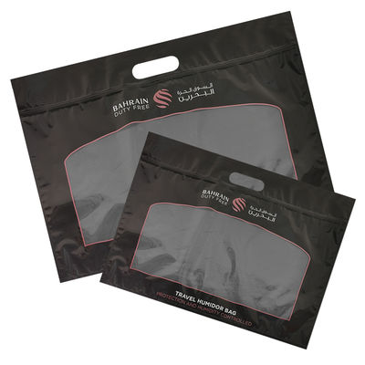 Impresión de Personalización Humedad Bolsas de Cigarros Cremallera Humidor de Cigarros Embalaje Viaje Humedad Bolsa Humidificadora