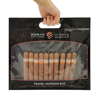 Impresión de Personalización Humedad Bolsas de Cigarros Cremallera Humidor de Cigarros Embalaje Viaje Humedad Bolsa Humidificadora