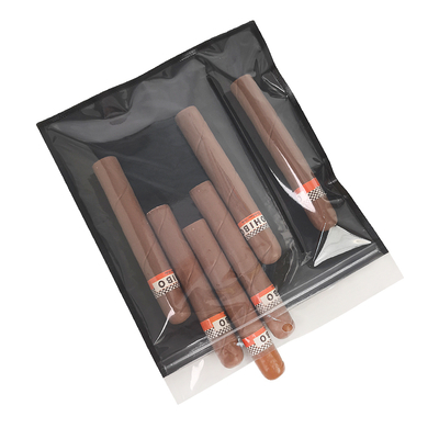Bolsas de plástico humidor a prueba de humedad de nuevo diseño con cremallera Frescura que preserva la humedad Almacenamiento de cigarros con ranura separada