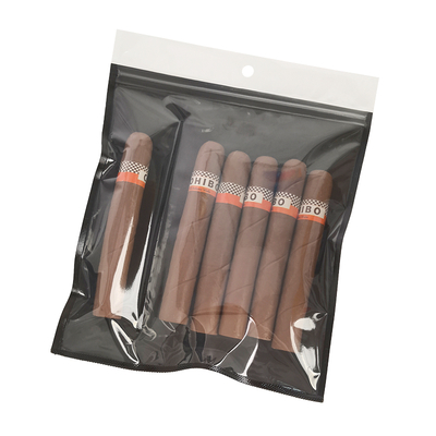 Bolsas de plástico humidor a prueba de humedad de nuevo diseño con cremallera Frescura que preserva la humedad Almacenamiento de cigarros con ranura separada