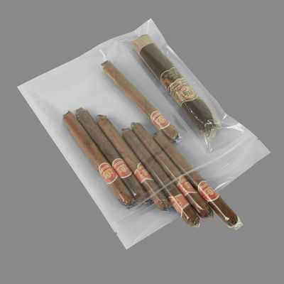 Bolsas de plástico humidor a prueba de humedad de nuevo diseño con cremallera Frescura que preserva la humedad Almacenamiento de cigarros con ranura separada