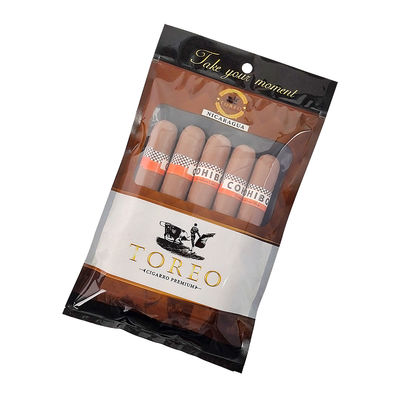 Bolsas de plástico humidor a prueba de humedad de nuevo diseño con cremallera Frescura que preserva la humedad Almacenamiento de cigarros con ranura separada