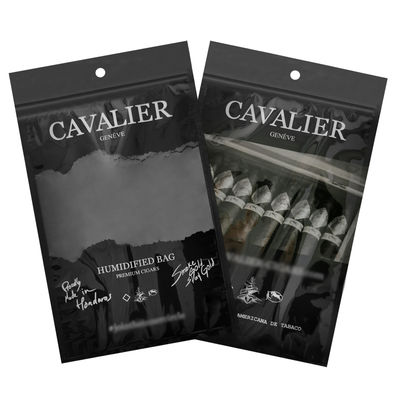 Bolsa de humidificación de cigarros portátil Bolsa de cigarrillos de plástico de venta al por mayor Bolsa de humidificación de cigarrillos de llegada nueva