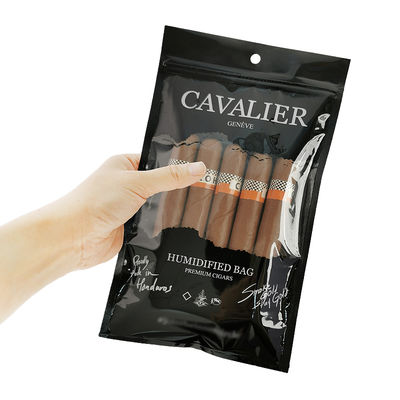 Bolsa de humidificación de cigarros portátil Bolsa de cigarrillos de plástico de venta al por mayor Bolsa de humidificación de cigarrillos de llegada nueva