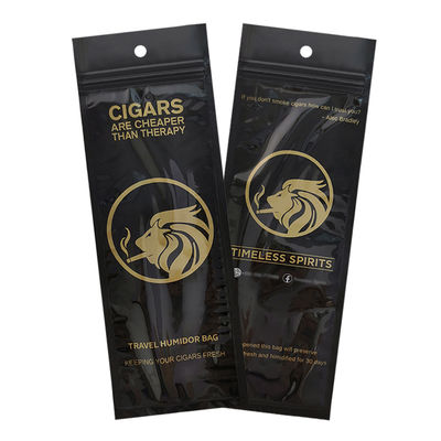 Impresión a medida Plástico sellables de tabaco Pluma de fumar Envase de embalaje Bolsa de embalaje de cigarrillos individuales