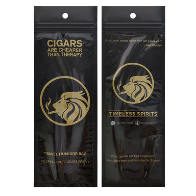 Impresión a medida Plástico sellables de tabaco Pluma de fumar Envase de embalaje Bolsa de embalaje de cigarrillos individuales