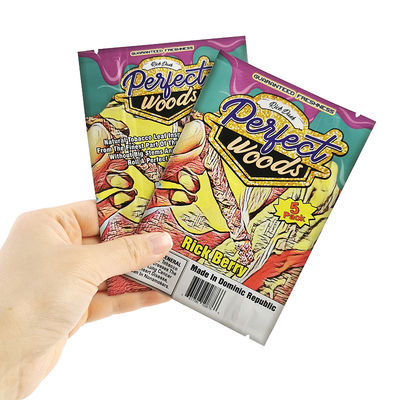 Bolsa para cigarros de embalaje de venta directa de fábrica, dorada, de material de tabaco, de plástico, con alta calidad