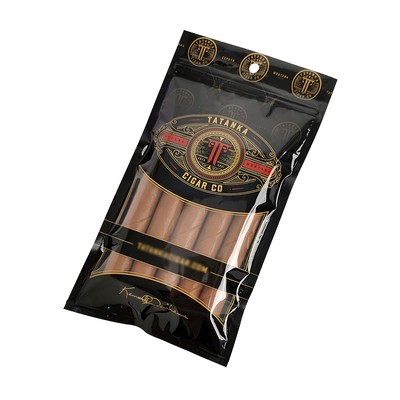 Impresión a medida Accesorios para fumar de plástico a mano con rodillo de tabaco Bolsa de viaje para cigarrillos de tabaco para bolsas de embalaje