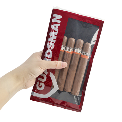 Personalización Logotipo Humedad Tabaco Bolsas de Cigarro Ziplock Bolsa de Embalaje Humidor de Cigarro Viaje Humedad Bolsa Humidificadora