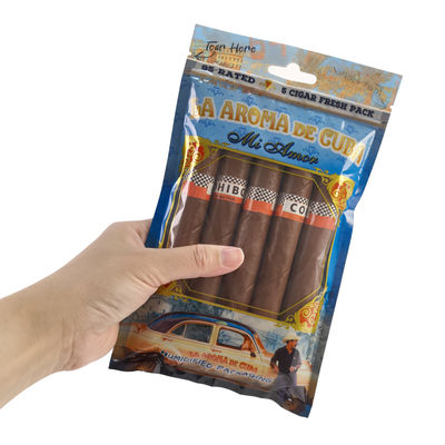 Estuche de viaje para cigarros de cuero de lujo personalizado con humidificador, bolsa portátil para humidor forrada de cedro, control de humedad, bolsa con cierre hermético