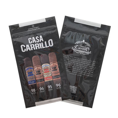 Estuche de viaje para cigarros de cuero de lujo personalizado con humidificador, bolsa portátil para humidor forrada de cedro, control de humedad, bolsa con cierre hermético