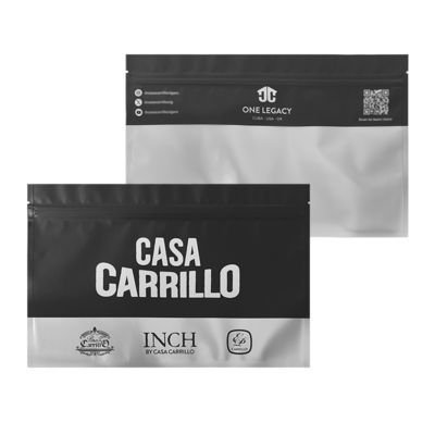 Bolsa de embalaje de cigarrillos de plástico con cierre de cremallera con cierre de cremallera Bolsa de cigarrillos de tabaco Mylar