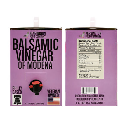 Bolsa de bebidas de aluminio transparente de 5L embalaje de jugo de bebida bolsa de vino en caja