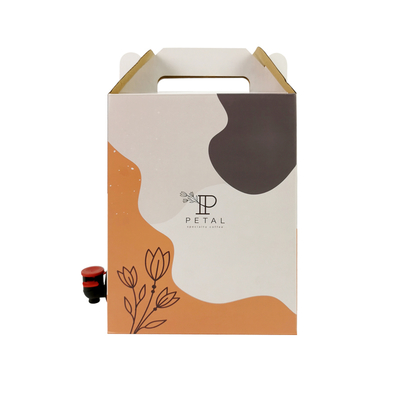 Caja de café personalizada de 1L/2L/3L, bolsa de café desechable en caja con dispensador de válvula