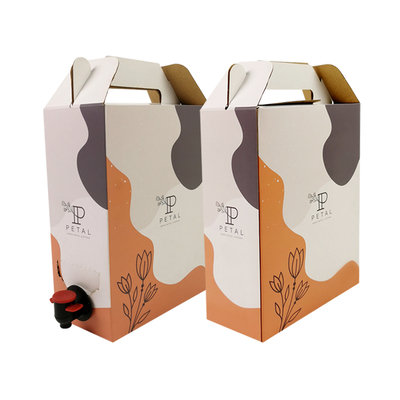Caja de café personalizada de 1L/2L/3L, bolsa de café desechable en caja con dispensador de válvula