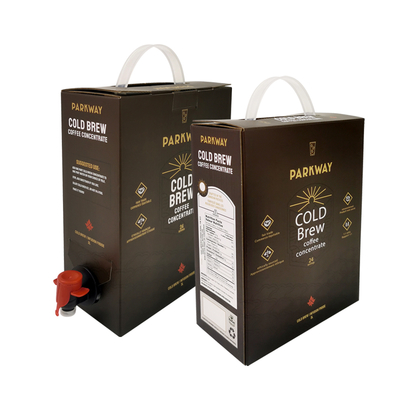 Bolsas personalizadas de 3L de aluminio para Bag-in-Box con grifo dispensador para envasado de zumo líquido, vino, café y aceite de oliva con grifo