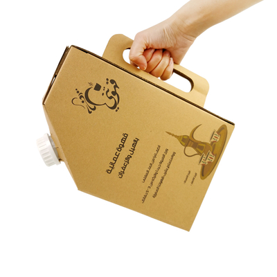 1L / 2L / 3L / 5L bolso de bebida desechable de mango bolso de café bib en caja de vino con válvula