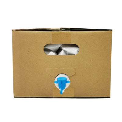 5L 10L 20L Bolsa en caja de calidad alimentaria transparente plástico aséptico embalaje de jugo de vino con tapa del grifo y contenedor de cartón bolsa BIB