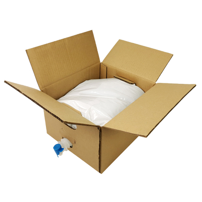 5L 10L 20L Bolsa en caja de calidad alimentaria transparente plástico aséptico embalaje de jugo de vino con tapa del grifo y contenedor de cartón bolsa BIB