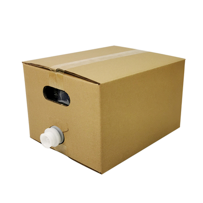 5L 10L 20L Bolsa en caja de calidad alimentaria transparente plástico aséptico embalaje de jugo de vino con tapa del grifo y contenedor de cartón bolsa BIB