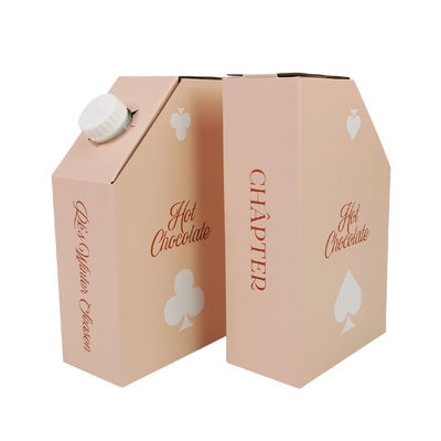 1L 1.5L 2L 3L 5L 96OZ BIB BAG Bolsa desechable en caja Zumo de té Café para ir Bolsa de papel con dispensador