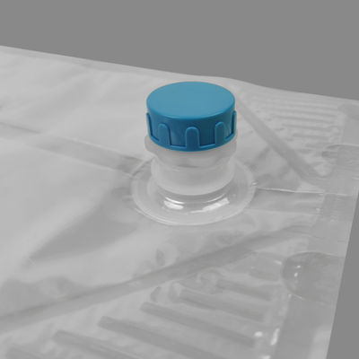 Bolsa para líquidos BIB de 10L para bebidas en caja con válvula de anillo roscado alto, bolsa aséptica de nailon para dispensador de zumo para envasado