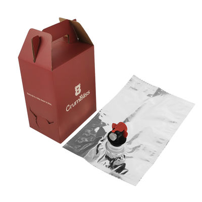 1L-10L Bolsa de embalaje de bebidas asépticas en la caja Sello térmico Bolsa de aluminio de vino y jugo con grifo Vitop para agua mineral