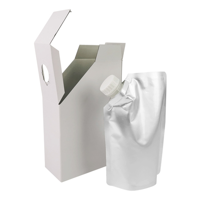 Caja de café de papel Kraft de 1L 3L 5L BIB Bolsa en caja de café Bolsa de café desechable en caja Con válvula Dispensador de líquido