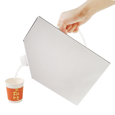 Caja de café de papel Kraft de 1L 3L 5L BIB Bolsa en caja de café Bolsa de café desechable en caja Con válvula Dispensador de líquido