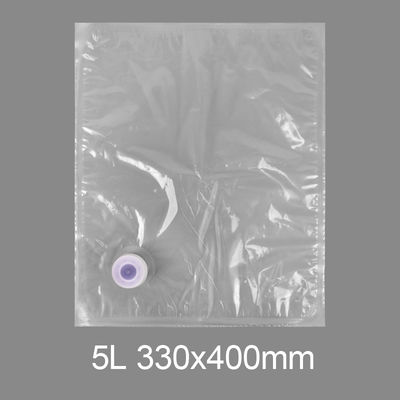 Bolsa de agua potable de plástico de 3l 5l 10l 20l con botella de agua potable, bolsa de jugo de vino en una caja con válvula de mariposa